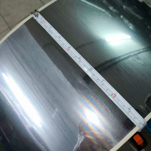 Ceiling light used with silver metal shade, 80cm diameter