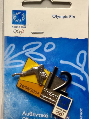 Olympic Pin Baseball 12th Day Athens 2004 Limited Edition new