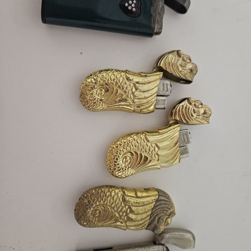 Decorative lighters set of 8 used, no gas