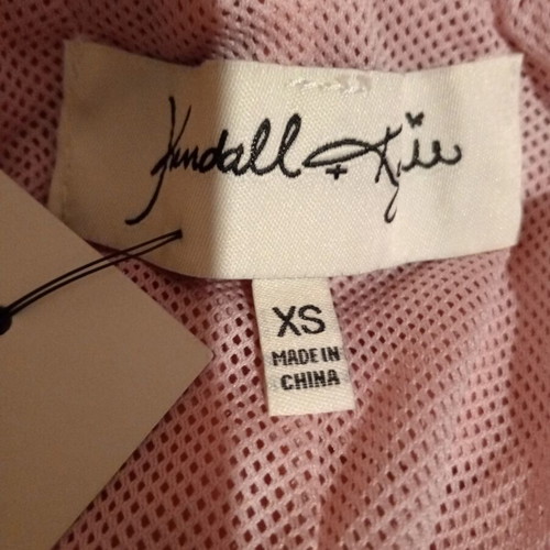 Kendall+Kylie mini skirt XS new, pink, double layer with pockets