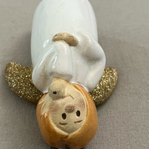 Angel used handmade decorative with glossy finish