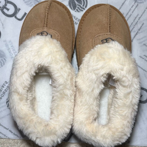 UGG Slippers New Beige Brown With Fur Size 36-37