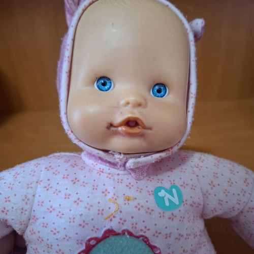 Giochi Preziosi Nenuco Soft Doll 30cm used, pink outfit