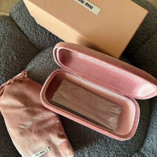 MiuMiu Sunglasses like new, red burgundy
