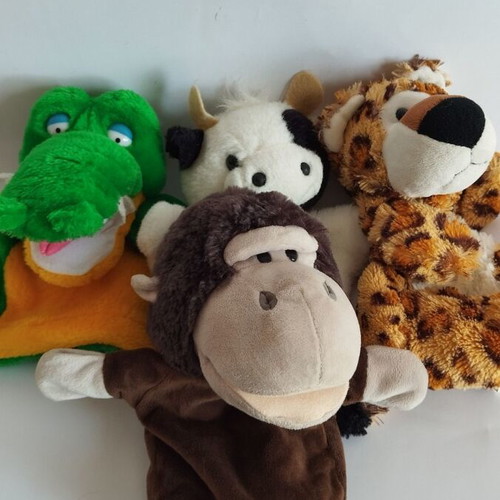 Puppet theater dolls used, pack of 4 pieces