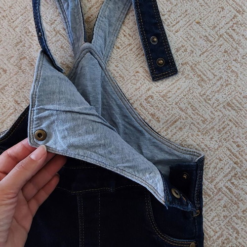 Denim skirt salopette 9-12 months like new Marks and Spencer