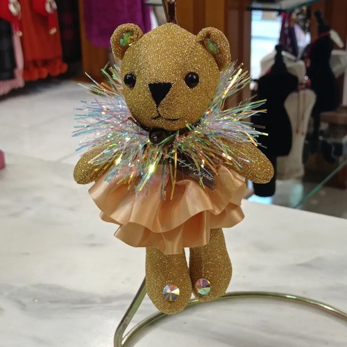 Plush bear keychain new