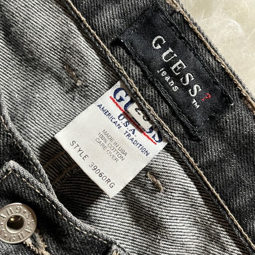 Vintage Guess American Tradition black denim pants like new