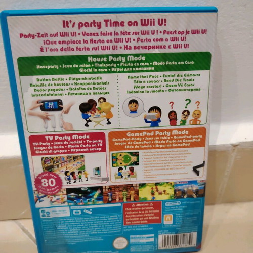 Wii Party for Nintendo Wii U like new, sports game