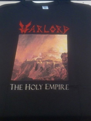 Warlord The Holy Empire t-shirt black, size L, brand new
