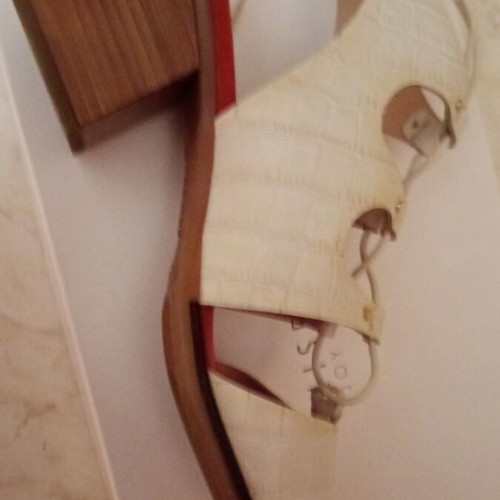 Hispanitas sandals size 39 new, white and beige