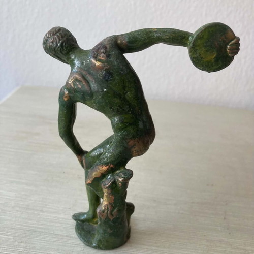 Discobolus bronze replica like new