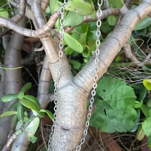 Silver 925 chain used with hallmark