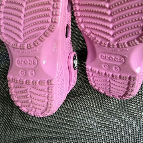 Children's slippers like new, size C5, pink