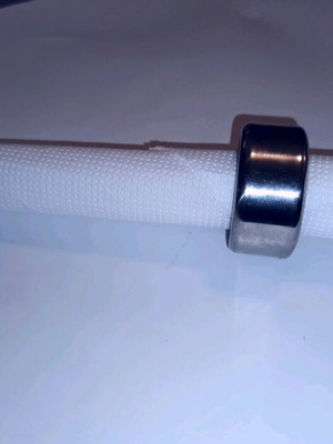 Metal Napkin Ring 4cm with Soft Lining like new