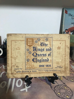 John Player & Sons cigarette card album Kings and Queens of England used