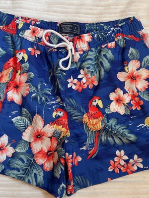 Abercrombie and Fitch swimwear like new, size L, blue multicolor