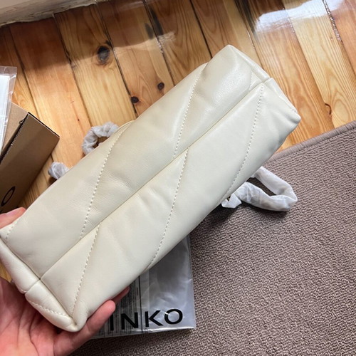 Pinko shoulder bag new, white cream