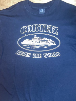 Corteiz Alcatraz Reflective T-shirt Size M New Black
