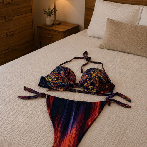 Elegance swimsuit set like new, multicolor, size S