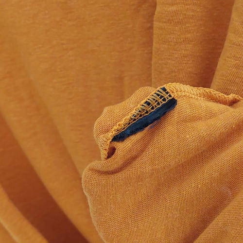 H&M women's linen blouse like new, size L, mustard color