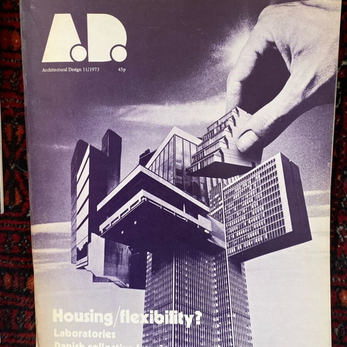 Architectural Design magazine collectible volumes like new 1973-1975