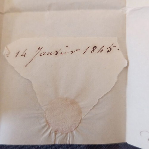 French letters used, 1845 and 1849, commercial correspondence