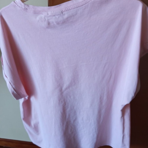 Fransa pink short sleeve blouse like new, XL