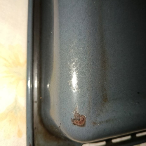 Oven tray 46x36 cm used, depth 5 cm