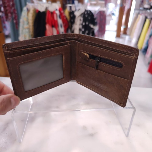 Imperial Full‑Capacity Vintage Organizer men's wallet brown new leather