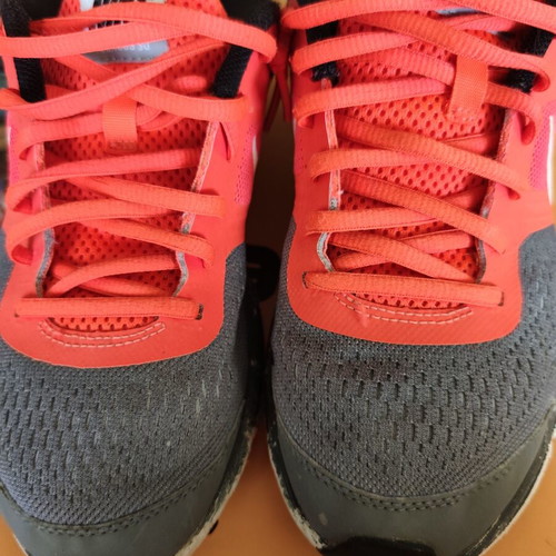 Nike Pegasus 30 athletic shoes used, size 40, gray and orange