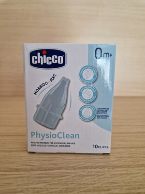 Chicco PhysioClean nasal aspirator replacement parts 10 pcs new