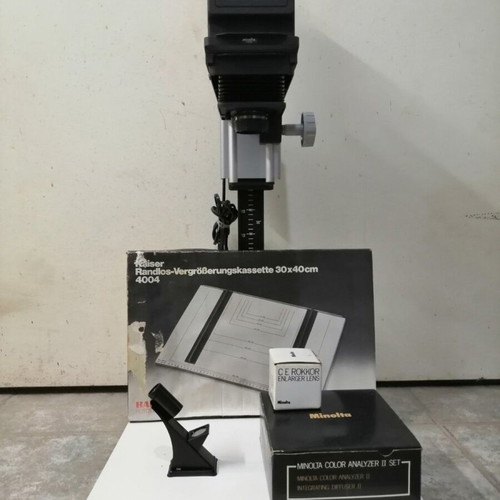 Minolta darkroom equipment like new with Kaiser accessories