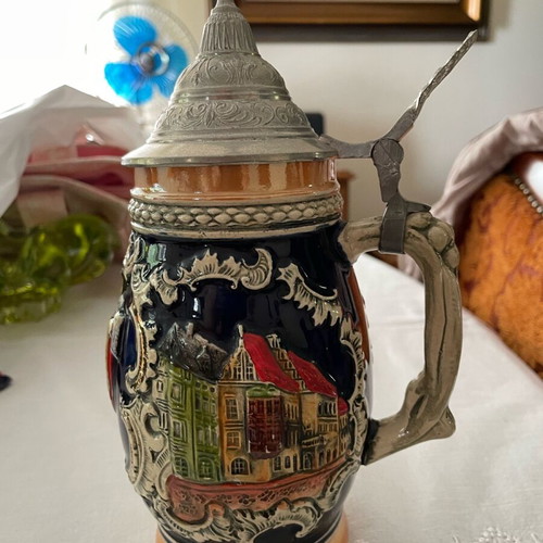 German ceramic beer mug like new
