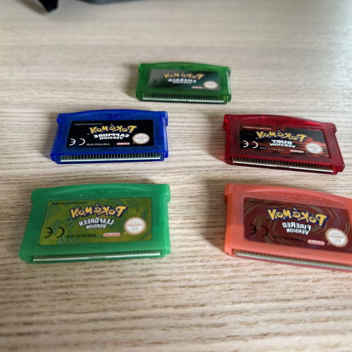 Pokemon Game Boy Advance cartridges like new, set of 5