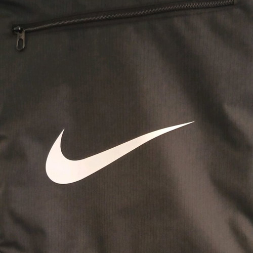 Nike sports bag new, black with white logo, polyester