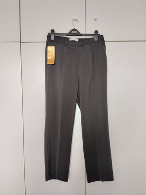 Grey pants new medium large with elastic waist