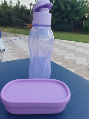 Σετ παιδικά Tupperware 120 ml δοχείο και 310 ml μπουκάλι με στόμιο