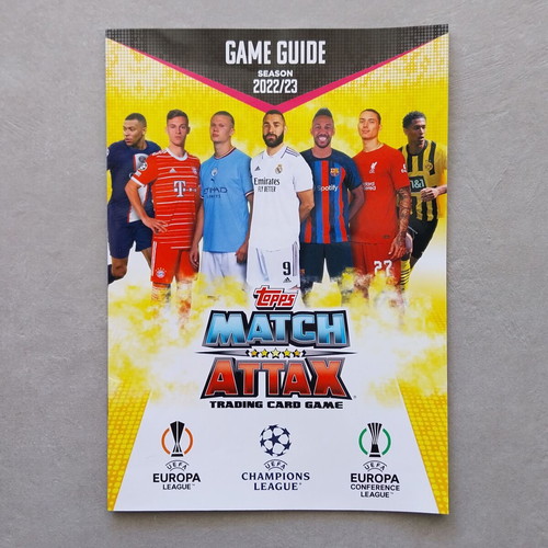 Topps Match Attax 2022-23 collectible album new with 400 cards