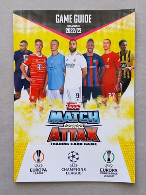 Topps Match Attax 2022-23 collectible album new with 400 cards