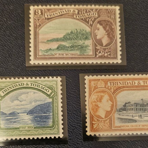 Trinidad & Tobago stamps 1953 set of 3 new