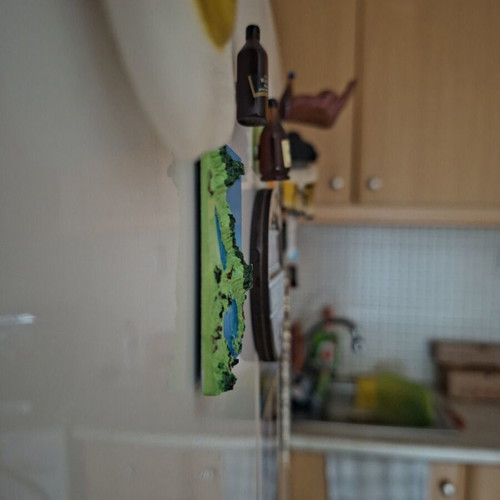 3D Magnet Map custom size, like new