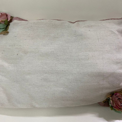 Pillow with flowers new 39*10*25cm