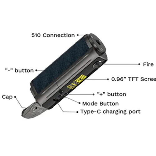 Vaporesso Target 100 Box Mod used, full black