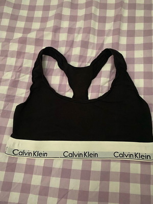 Calvin Klein Bralette Medium Μαύρο Μεταχειρισμένο