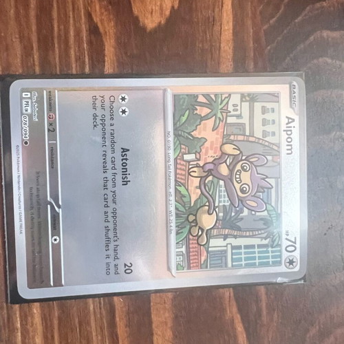 Aipom holo Pokemon Phantasmal Flames like new