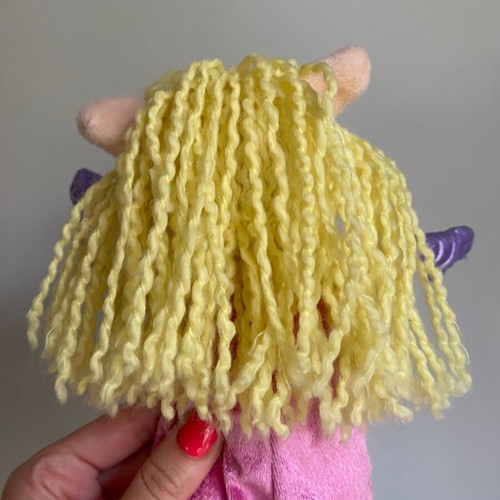 Miss Piggy Muppet plush toy 2006 used, soft 21-22 cm