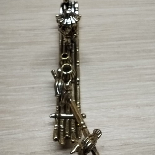 Chinese brass boat for incense sticks new