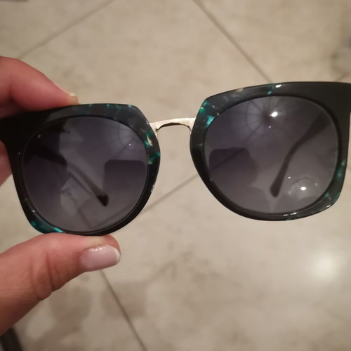 GIGI BARCELONA sunglasses black with green tint