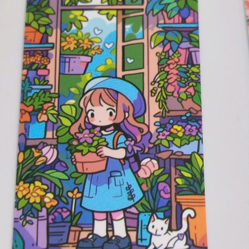 Stickers new, pack of 25 with girls and cats